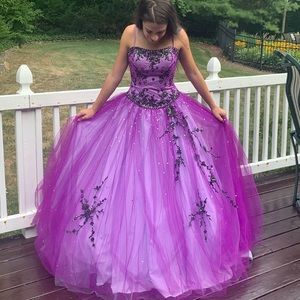 Purple princess dress - perfect for sweet 16!